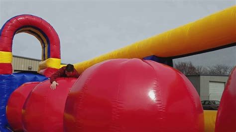 Idaho Inflatables Red Ball Wipeout Youtube