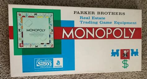 Vintage Monopoly Board Game 1973 Parker Brothers No 9 General Mills