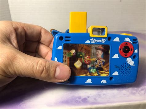 Vintage Disney Pixar Toy Story Sheriff Woody Themed Toy Camera Etsy