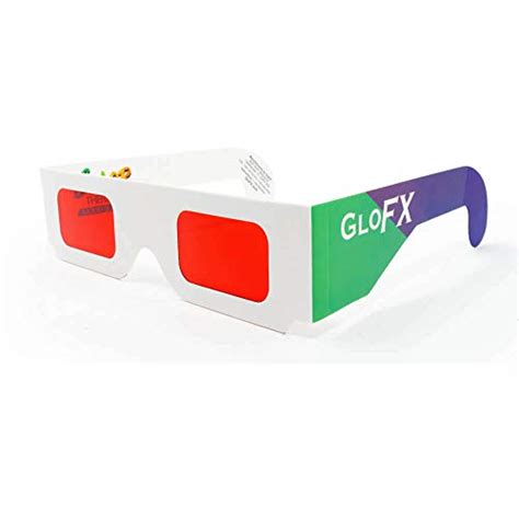 Glofx Color Therapy Paper Glasses 5 Pack Chakra Glasses Chromotherapy Glasses Light Therapy