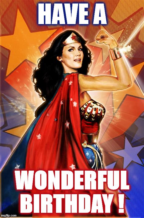 Wonder Woman Birthday Card Printable