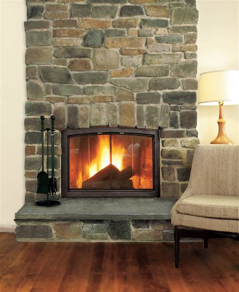 How To Build A Stone Veneer Fireplace Surround For Elegant Cobblestone