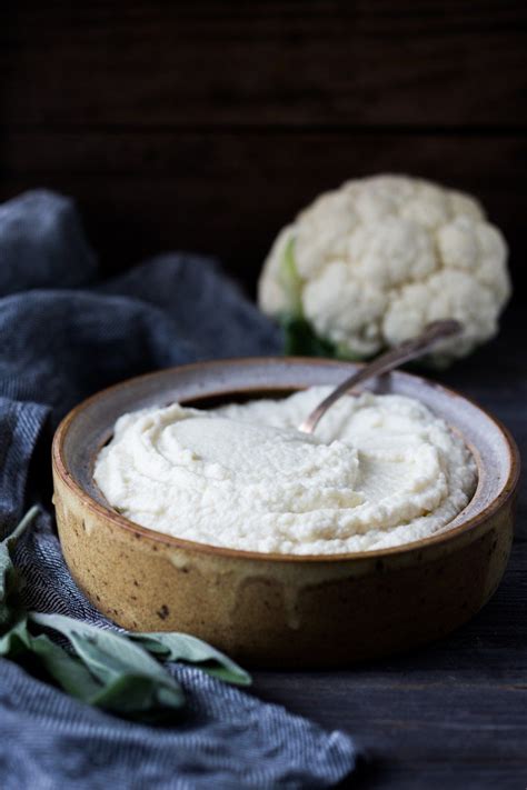 Cauliflower Mash With Roasted Garlic Served Three Ways