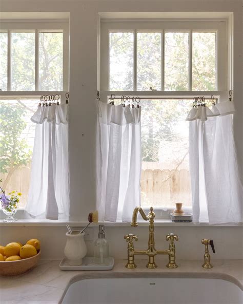 No Sew Cafe Curtains Diy — Chloe Rey