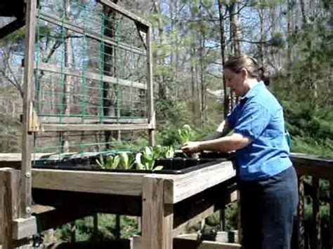 How to make a waist high raised garden bed. Gardening in a Waist High Raised Bed Garden - YouTube