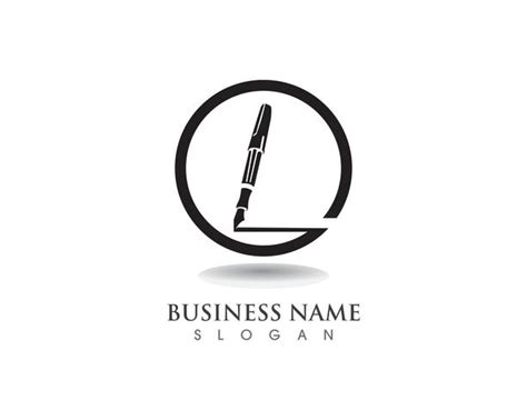 Pen Logo Template Vector Illustration Business 623885 Vector Art At