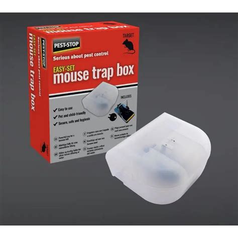 Pest Stop Easy Setting Metal Mouse Trap Boxed Stewart And Gibson