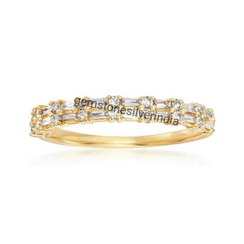 Does diamond carat size really matter? Sale! Baguette Diamond Ring, 14k Yellow Gold Jewelry, Pave Diamond Ring, Diamond Band Ring, Gold ...