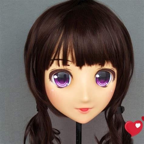 Cherrysweet Girl Resin Half Head Female Cartoon Character Kigurumi Mask With Cosplay Anime