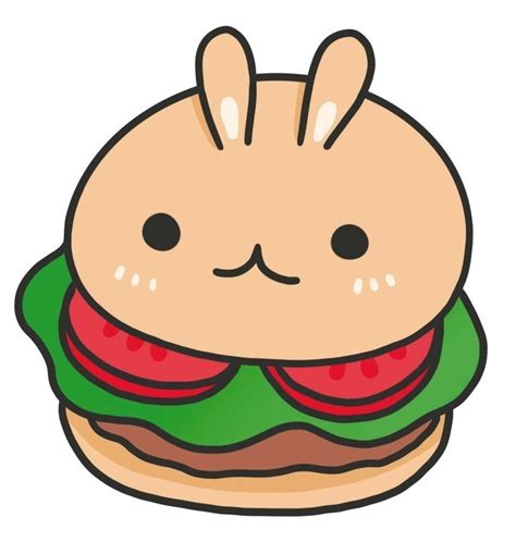 How To Draw Really Cute Hamburgers · Extract From Kawaii How To Draw Really Cute Food By Angela