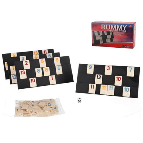 Juegos gratis rummy fichas : Juego de mesa Rummy 106 piezas