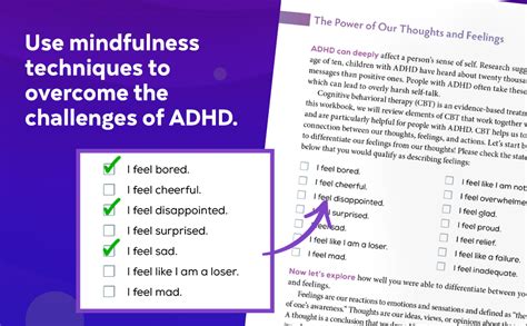 The Mindfulness Workbook For Adhd Effective Strategies To Increase