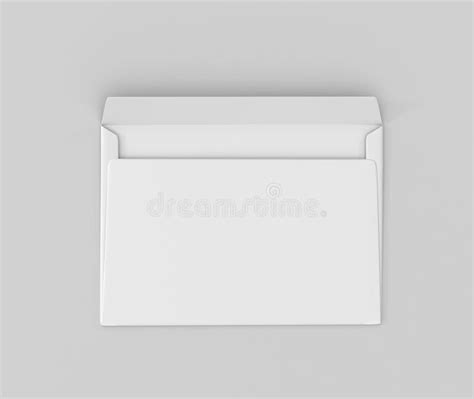 Sobre Blanco Realista C5c6 Maqueta Papel Carta En Blanco C5 C6 Plantilla 3d Renderizado Aislado