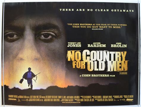 No Country For Old Men Original Cinema Movie Poster From