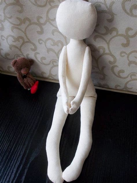 Blank Doll Body Handmade Presewn Stuffed Blank Doll Body For Crafting Premade Cloth Doll Body