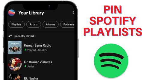 How To Pinunpin Spotify Playlists On Iphone 2023 Youtube
