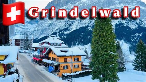 Grindelwald A Magical Swiss Village Winter Wonderland Driving In