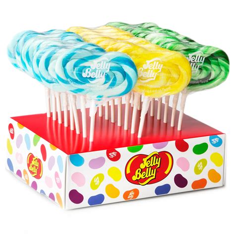 Jelly Belly Lollipops 24ct Box • Lollipops And Suckers • Bulk Candy