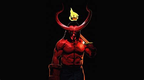 Poster Of Hellboy Movie Artwork Wallpaper Hd Movies 4k