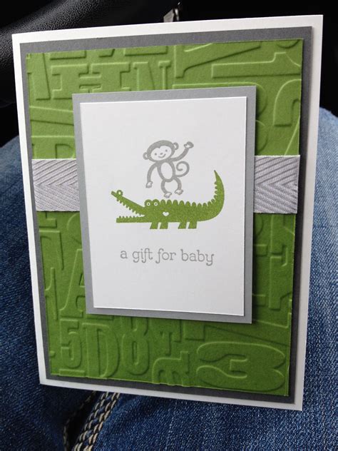 Stampin Up Zoo Babies Stamp Set Baby Zoo Baptism Ts Baby Steps