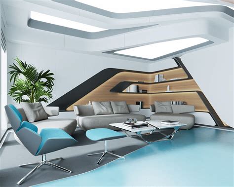 Futuristic Home Interiors Shaped By Technological Inspiration