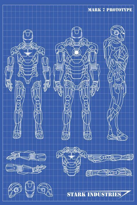 Iron Man Blueprints By Nickgonzales7 On Deviantart Iron Man Suit