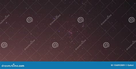 Colorful Stars On Reddish Sky Stock Image Image Of Remnant Night