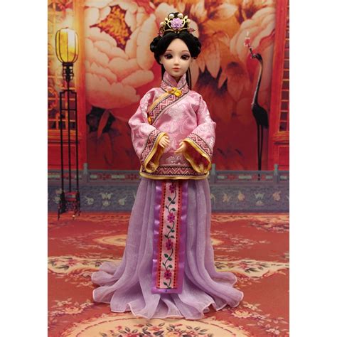 1 6 30cm Doll Clothes Chinese Princess Dolls Era Qingwong Dress Dashiing Barbie Blythe Bjd