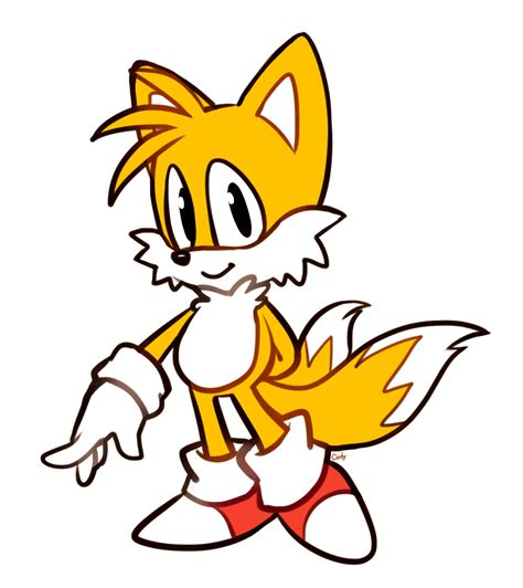 Classic Tails By Pukopop On Deviantart Fox Drawing Easy Easy Drawings Sonic
