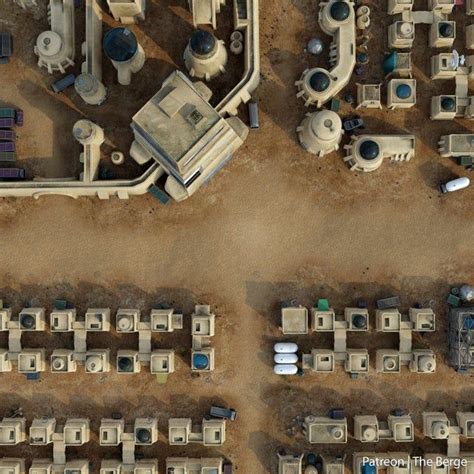 Desert City Street Big Map Battlemaps In 2021 Star Wars Rpg Sci