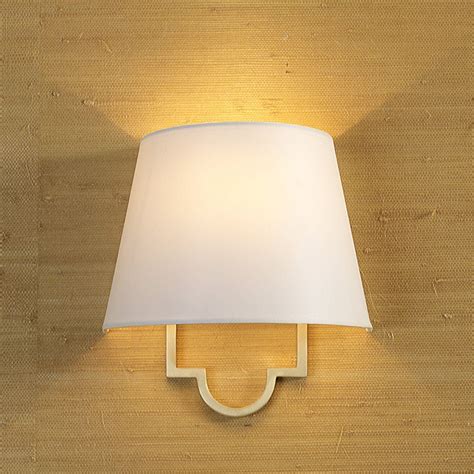 The Minimalistic Design And Simple Elegance Of This Half Shade Sconce