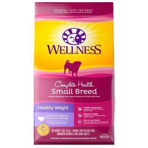 These ingredients help promote healthy coat. Complete Health Small Breed Healthy Weight | Wellness Pet Food