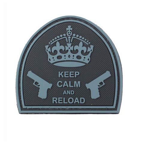 Keep Calm And Reload Pvc Morale Patch