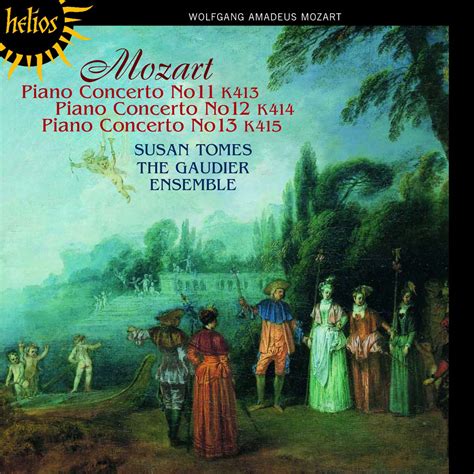 Tomes Susan Mozart Piano Concertos Nos11 13 Music