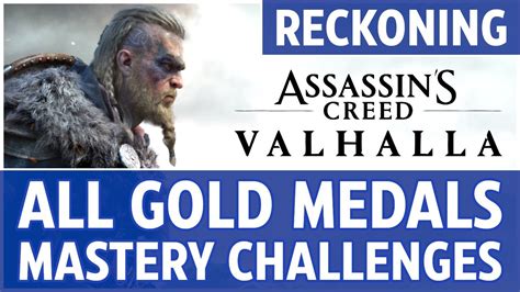 All Gold Medals Mastery Challenges The Reckoning Part Assassin S