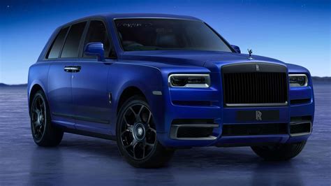 El Rolls Royce Cullinan Blue Shadow Edition Un Suv Inspirado En El