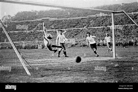 Soccer World Cup Uruguay 1930 Final Uruguay V Argentina Stock
