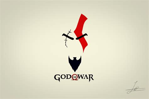 God Of War Minimalist Wallpapers Top Free God Of War Minimalist