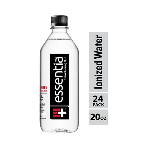 Essentia Water Ionized Alkaline 20 Ounce Bottles Case Of 24