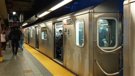 Mta New York City Subway Brooklyn Bound R142 2 Train At The 72nd