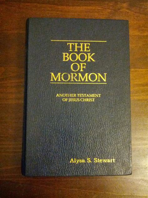 Book Of Mormon Manual