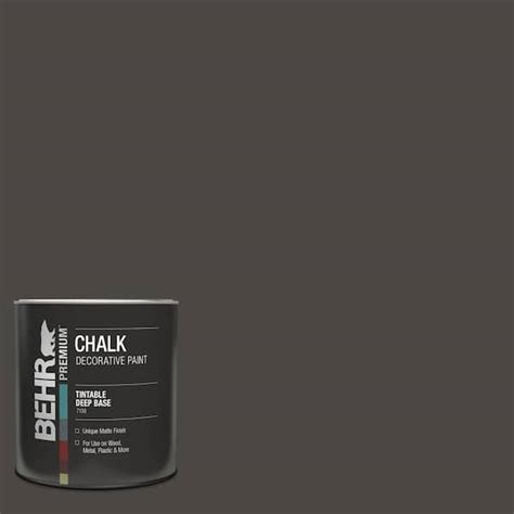 Behr Premium Qt Ppu Black Mocha Interior Chalk Decorative