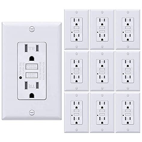 Review For Faith 10 Pack 15a Gfci Outlets Non Tamper Resistant Gfi