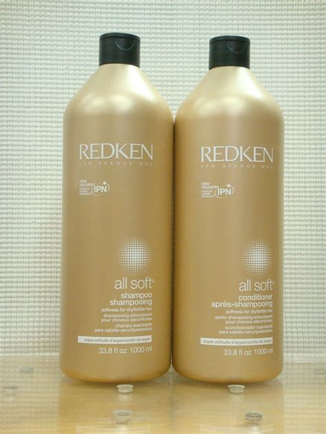 Redken All Soft Shampoo And Conditioner 1 Liter Duo Set Redken