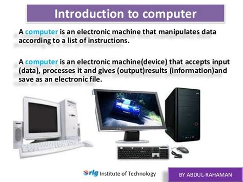 Introduction To Computers By Abdul Rahaman
