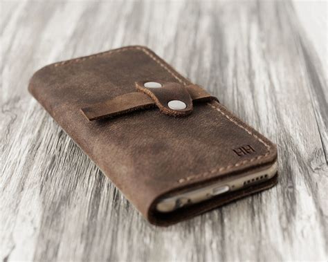 Iphone 6 Wallet Case Leather Iphone 6 Plus Case Engraved Etsy