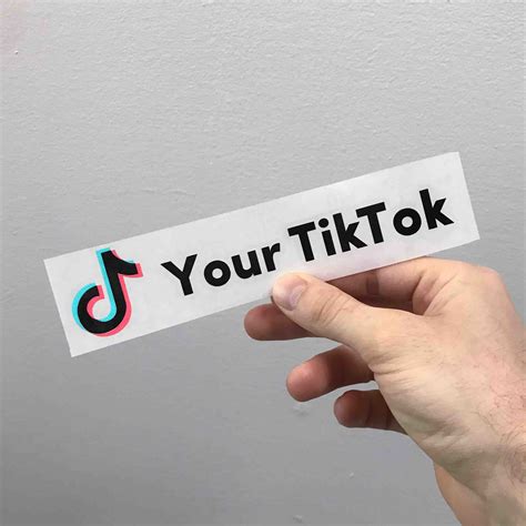 custom tiktok vinyl decals stickers labels and tags bumper stickers termasmalleco cl