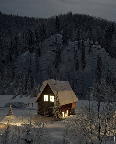 Pin By Nini On Soul With Images Cabins In The Woods Winter Cabin