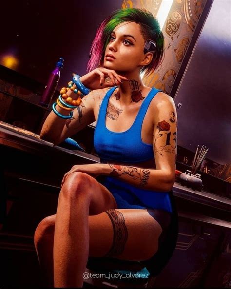 Judy 😏 In 2021 Cyberpunk Character Cyberpunk Girl Cyberpunk Women