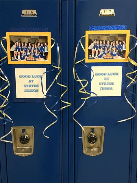 Locker Signs For States Competition Locker Signs Cheer Signs